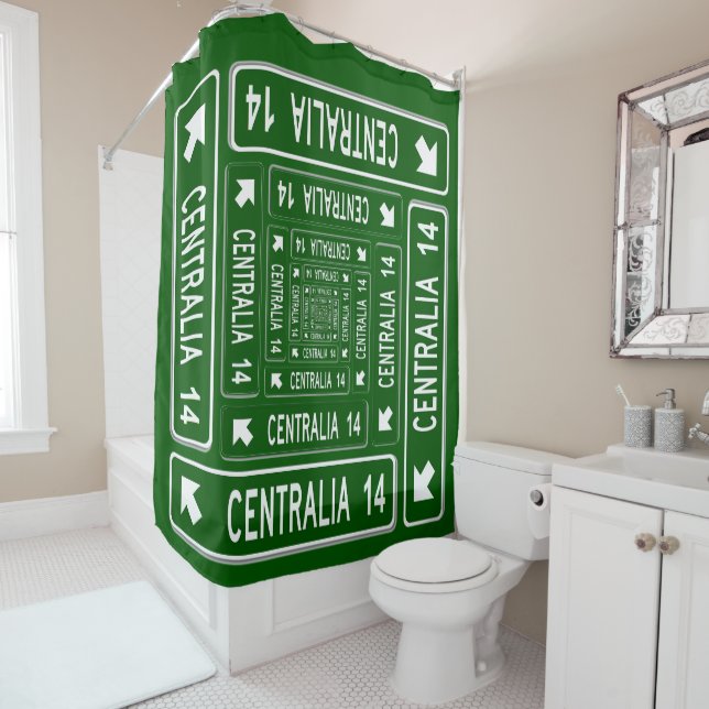 Centrailia PA Shower Curtain (In Situ)