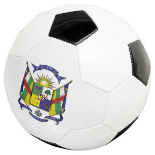 central african republic emblem soccer ball