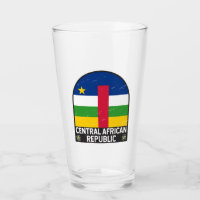 Central African Republic Flag Emblem Distressed