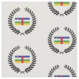 Central African Republic Flag Fabric