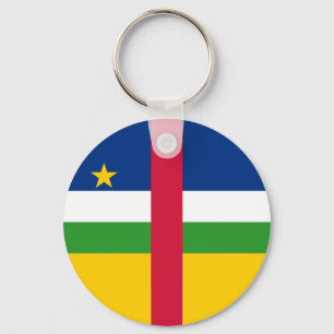Central African Republic Flag Key Ring