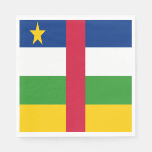 Central African Republic Flag Napkin
