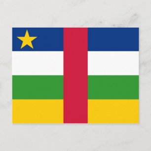 Central African Republic flag Postcard