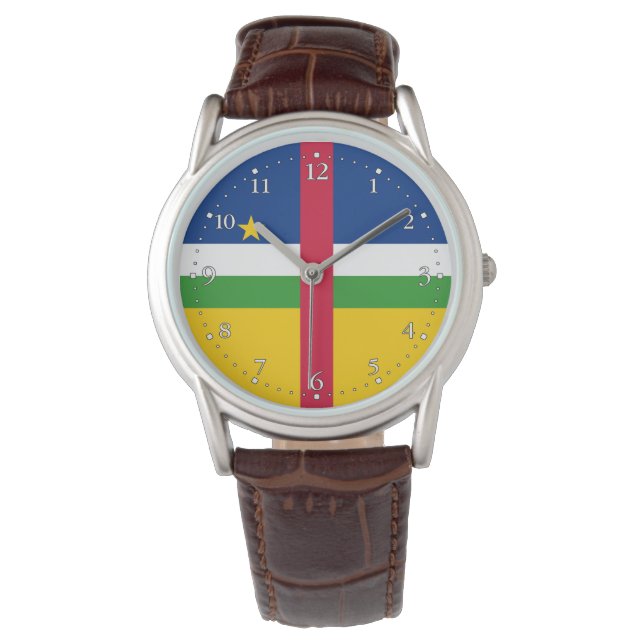 Central African Republic Flag Watch (Front)