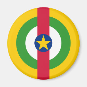 Central African Republic roundel country flag symb Magnet
