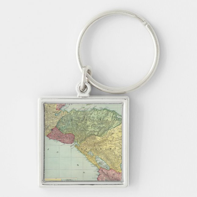 Central America 2 Key Ring (Front)