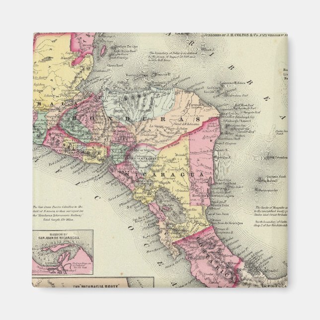 Central America 3 Magnet (Front)