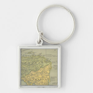 Central America 5 Key Ring