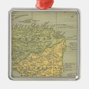 Central America 5 Metal Tree Decoration
