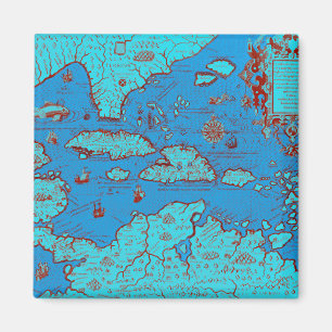 Central America ('America Occidentalis') Magnet