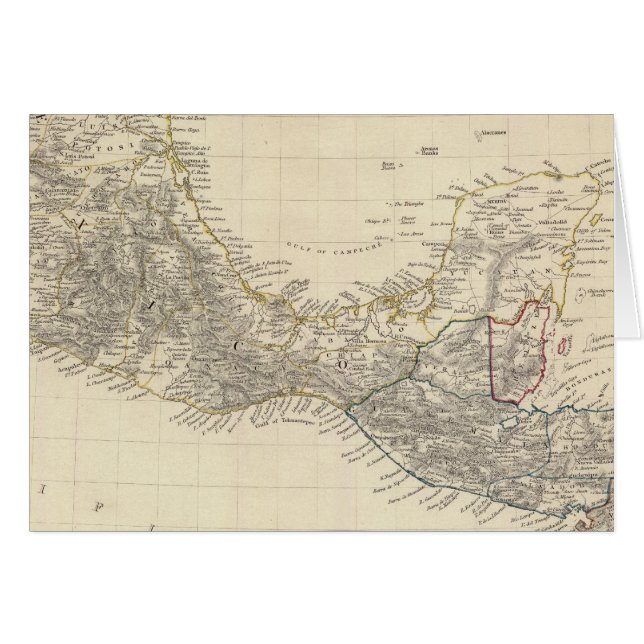 Central America, S Mexico (Front Horizontal)