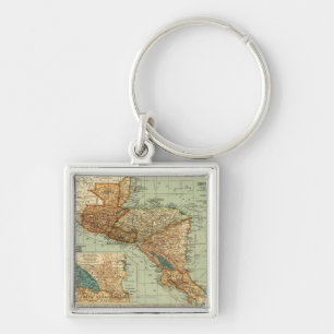 Central AmericaPanoramic MapCentral America 2 Key Ring