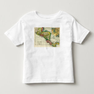 Central AmericaPanoramic MapCentral America Toddler T-Shirt