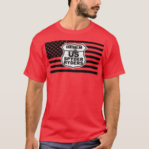 Central AR Chapter - Black Flag & Logos T-Shirt