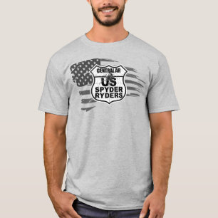 Central AR Chapter - Tattered Flag bw T-Shirt