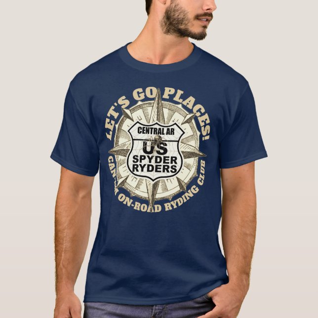 Central Arkansas Chapter - Let's Go Places! T-Shirt (Front)