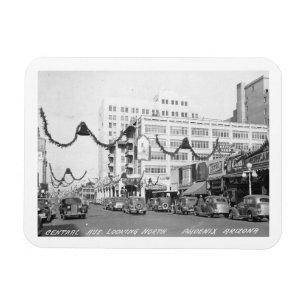Central Ave., Phoenix, Arizona Vintage  Magnet