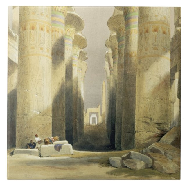 Central Avenue of the Great Hall of Columns, Karna Tile (Front)
