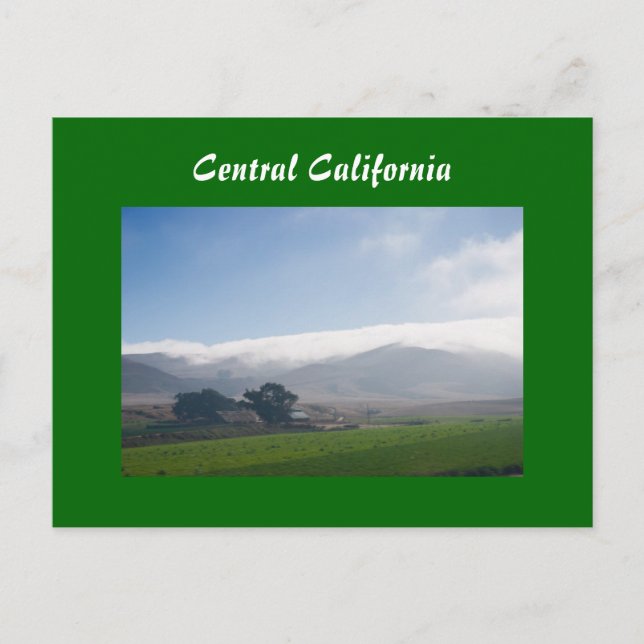 Central California from the Train Postcard (Front)