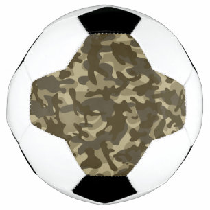 Central Camouflage Soccer Ball