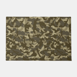 Central Camouflage Tissue Paper Doormat