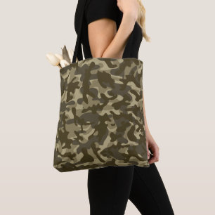 Central Camouflage Tissue Paper Tote Bag