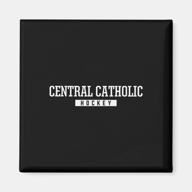 Central Catholic School Hockey  Magnet (Front)