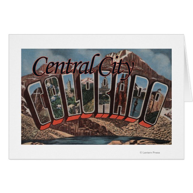 Central City, Colorado - Large Letter Scenes (Front Horizontal)