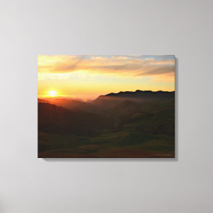 Central Coast Sunset Canvas Print