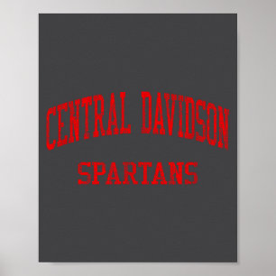 Central Davidson High School Hs Lexington Nc Vinta Poster