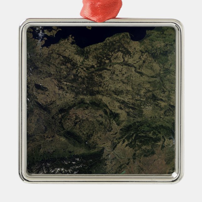 Central Europe Metal Tree Decoration (Front)