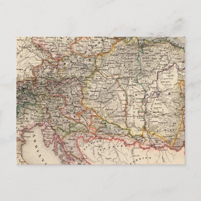 Central Europe Postcard (Front)