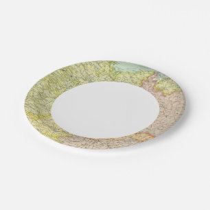 Central European states political Paper Plate