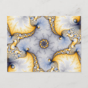 Central - Fractal Art Postcard