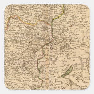 Central Germany 5 Square Sticker