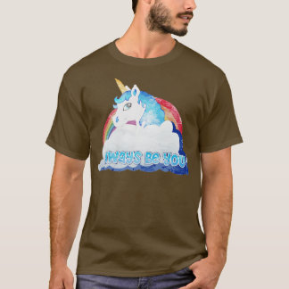 Central Intelligence Unicorn Faded as worn  T-Shirt