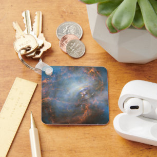 Central Neutron Star In The Crab Nebula. Key Ring