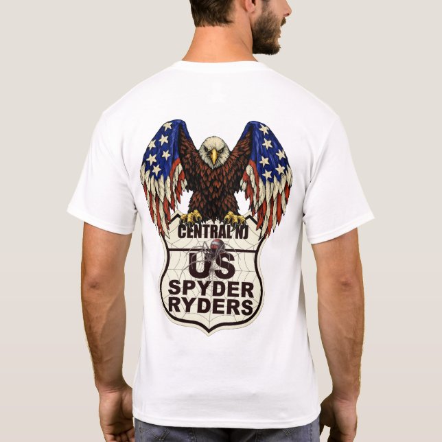 Central New Jersey Chapter - Eagle Logo 2s T-Shirt (Back)