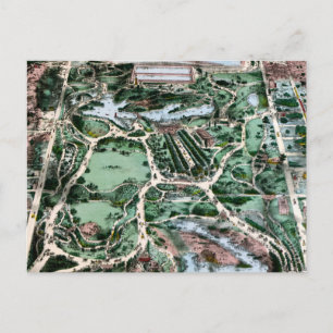 CENTRAL PARK, 1860 POSTCARD