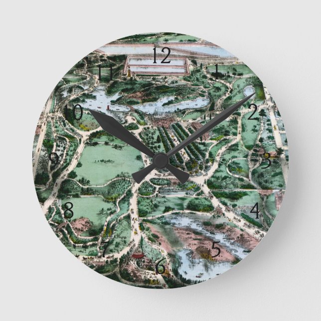 CENTRAL PARK, 1860 ROUND CLOCK (Front)