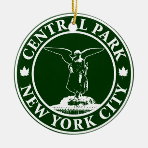 Central Park Angel Ceramic Tree Decoration
