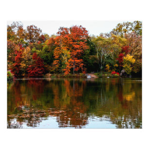 Central Park Autumn Fall Landscape Photo Print