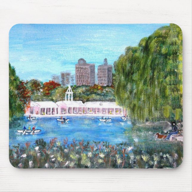 Central Park Boat House Mouse Pad (Front)