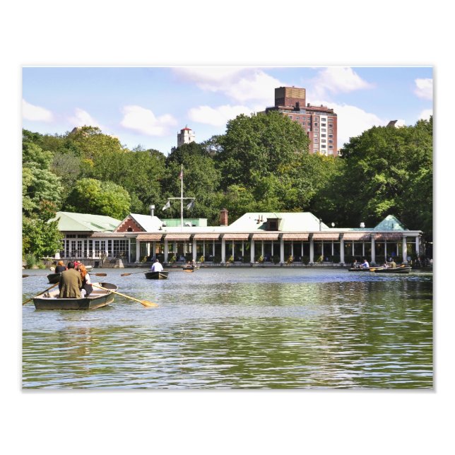 Central Park Boathouse Photo Print (Front)