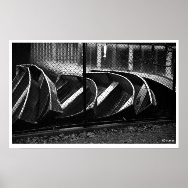 Central Park Boats Poster (Front)