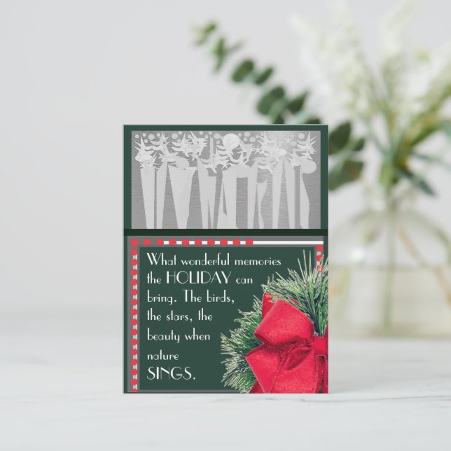 Central Park Flat 5x7 Holiday Card (Standing Front)