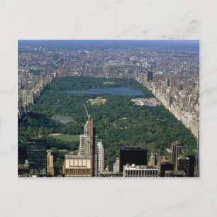 Central Park from the south, New York City, USA Postcard