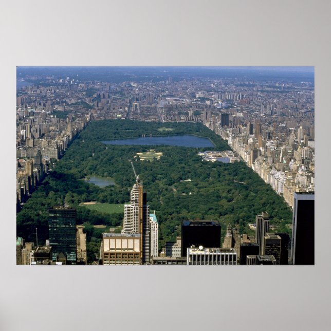 Central Park from the south, New York City, USA Poster (Front)