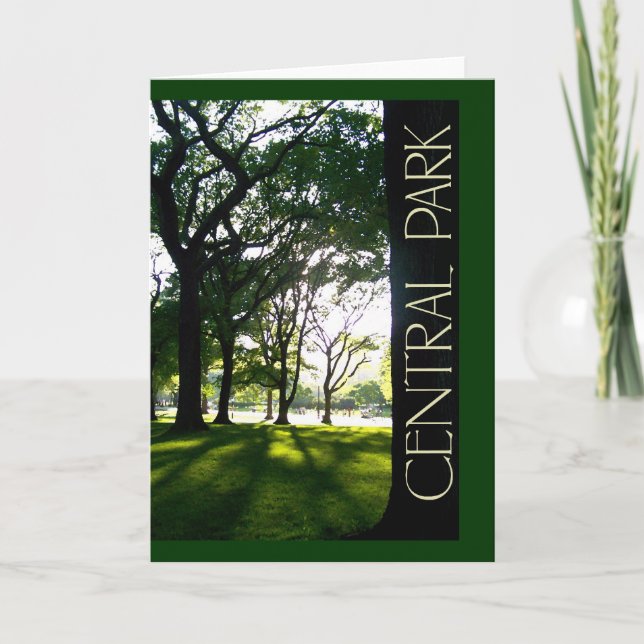Central Park in NYC Card (Front)