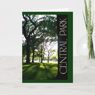 Central Park in NYC Card